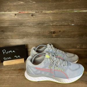 Womens Puma Speed Sutamina Gray Athletic‎ Running Sneakers Shoes Size 9 M EUC